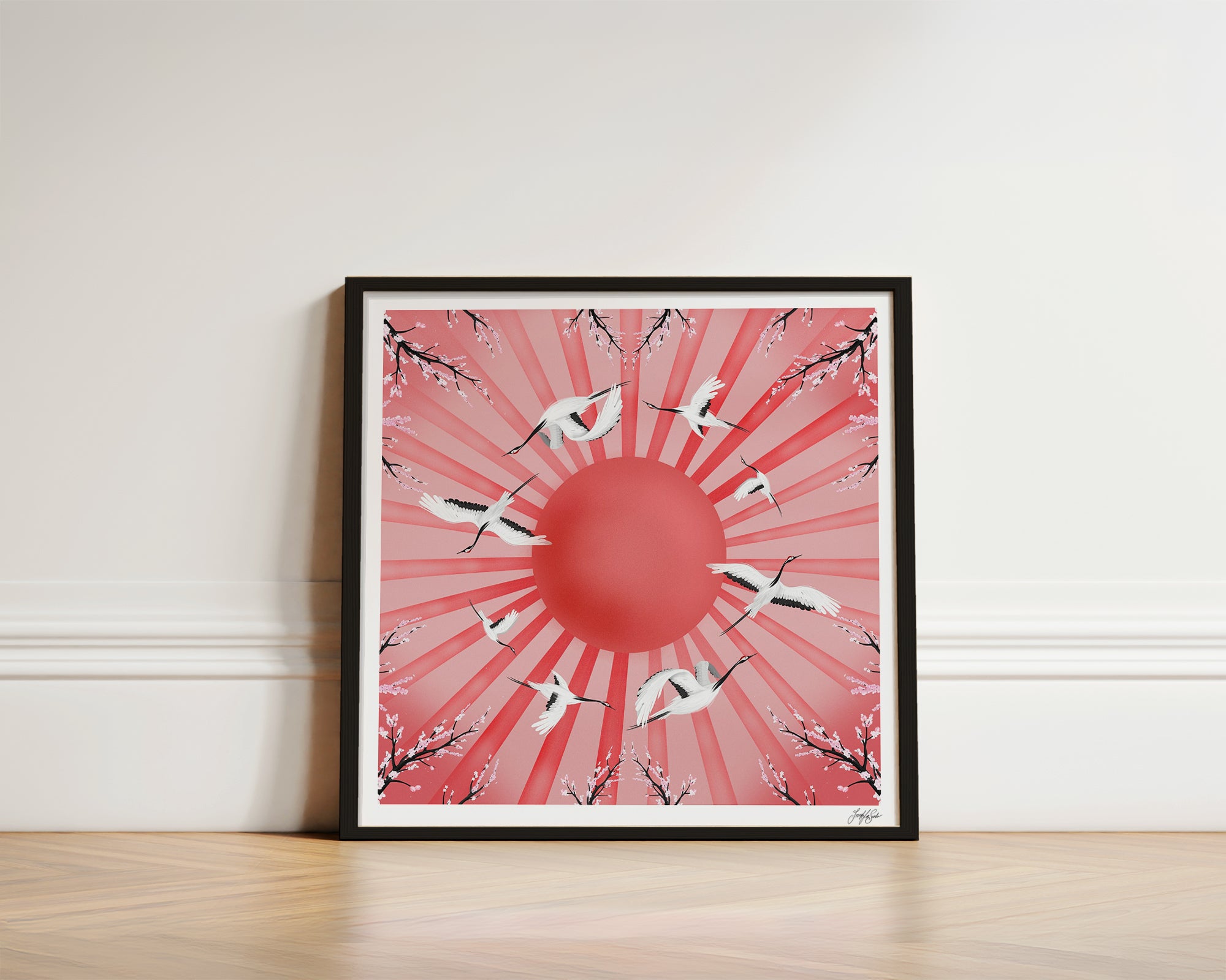 Cherry Blossom Dance | Art Print