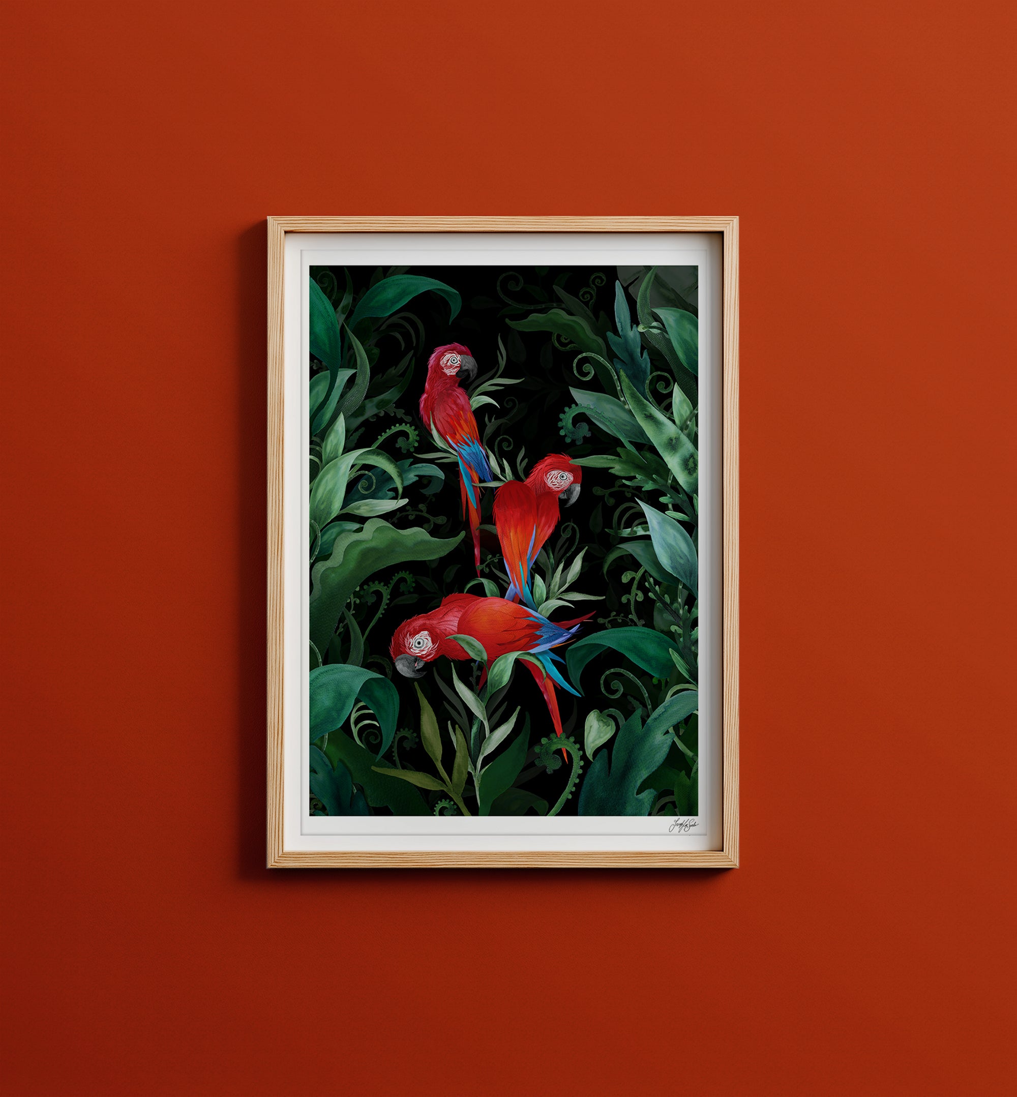 Majestic Macaws | Art Print