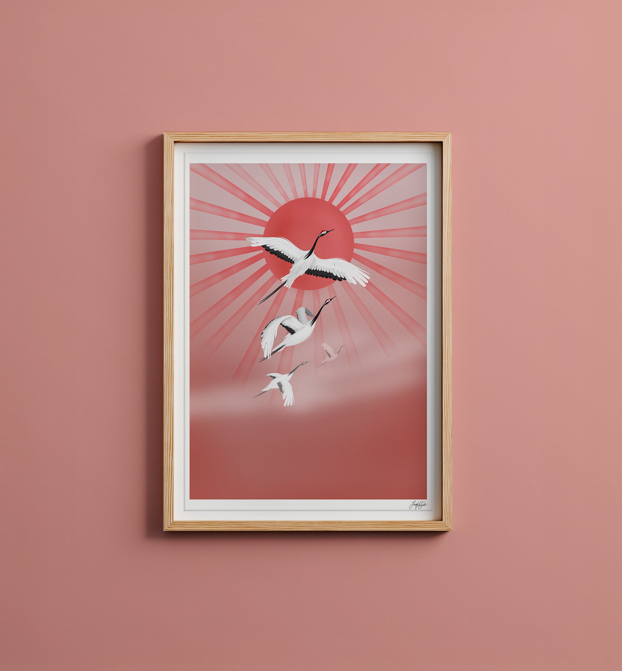 Soaring into the Sunset | Art Print