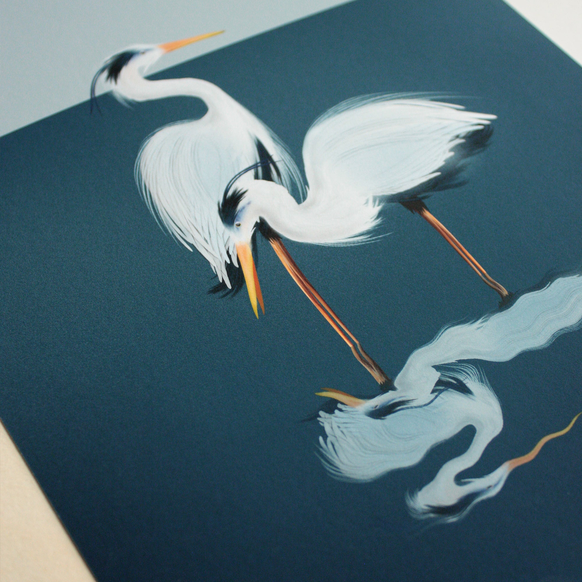 Herons on the Lake Art Print-6