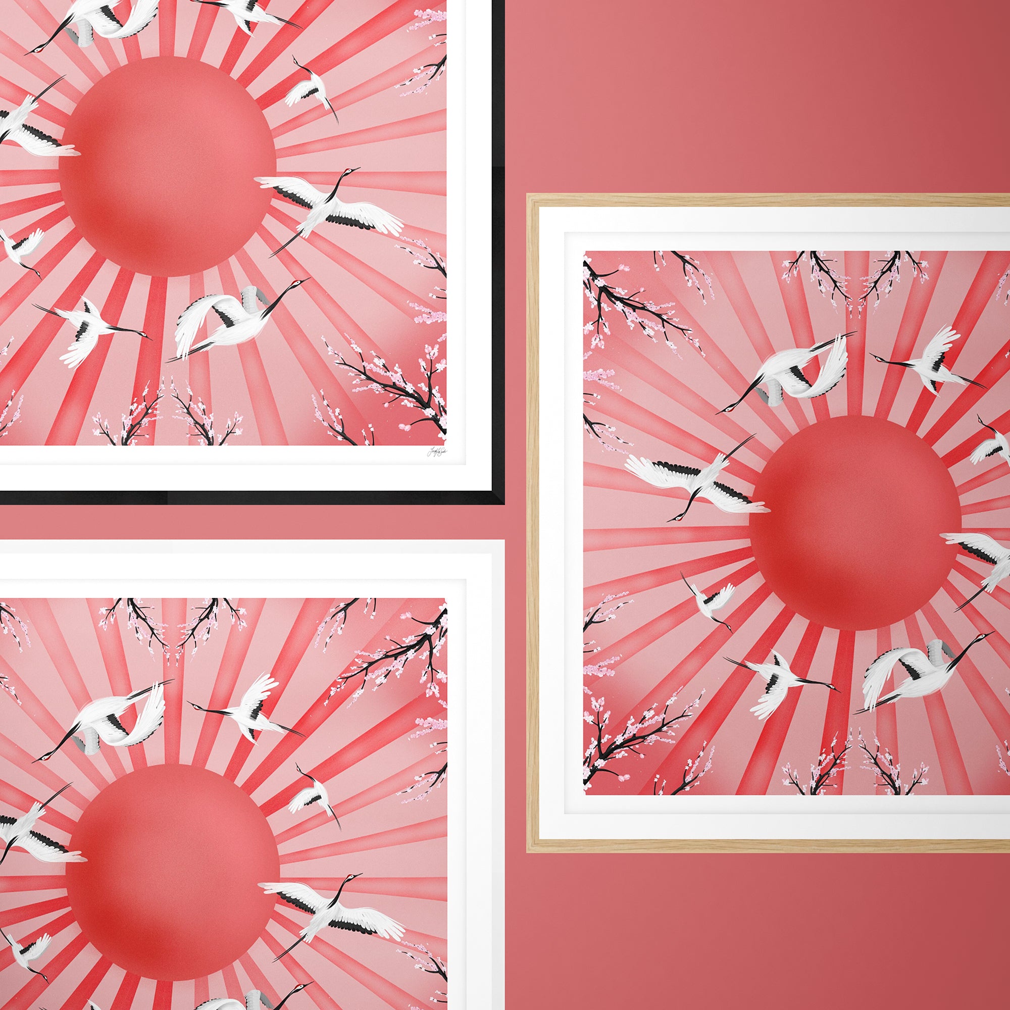 Cherry Blossom Dance | Art Print-9