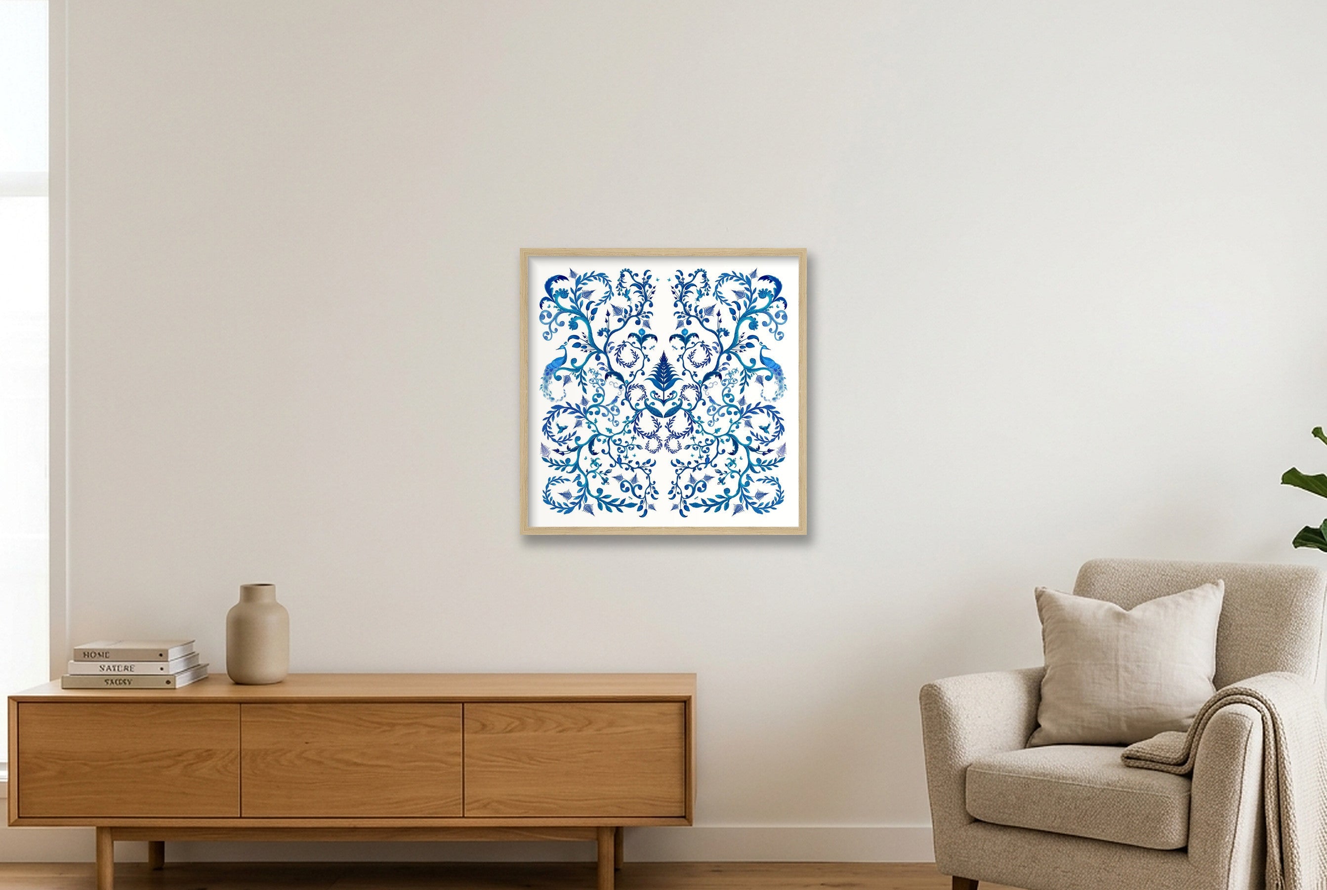 Test — 50×50cm, 20×20" Oak Frame