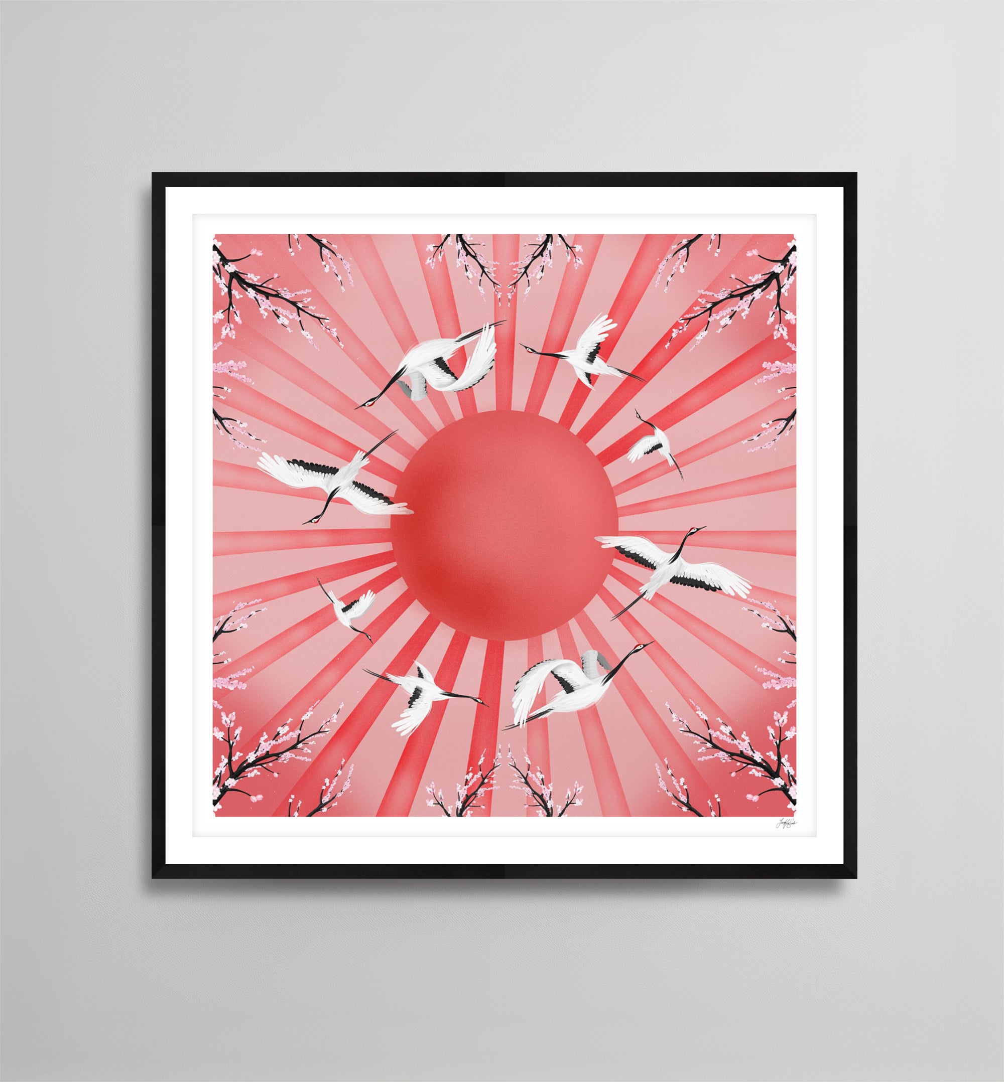 Cherry Blossom Dance | Art Print-6