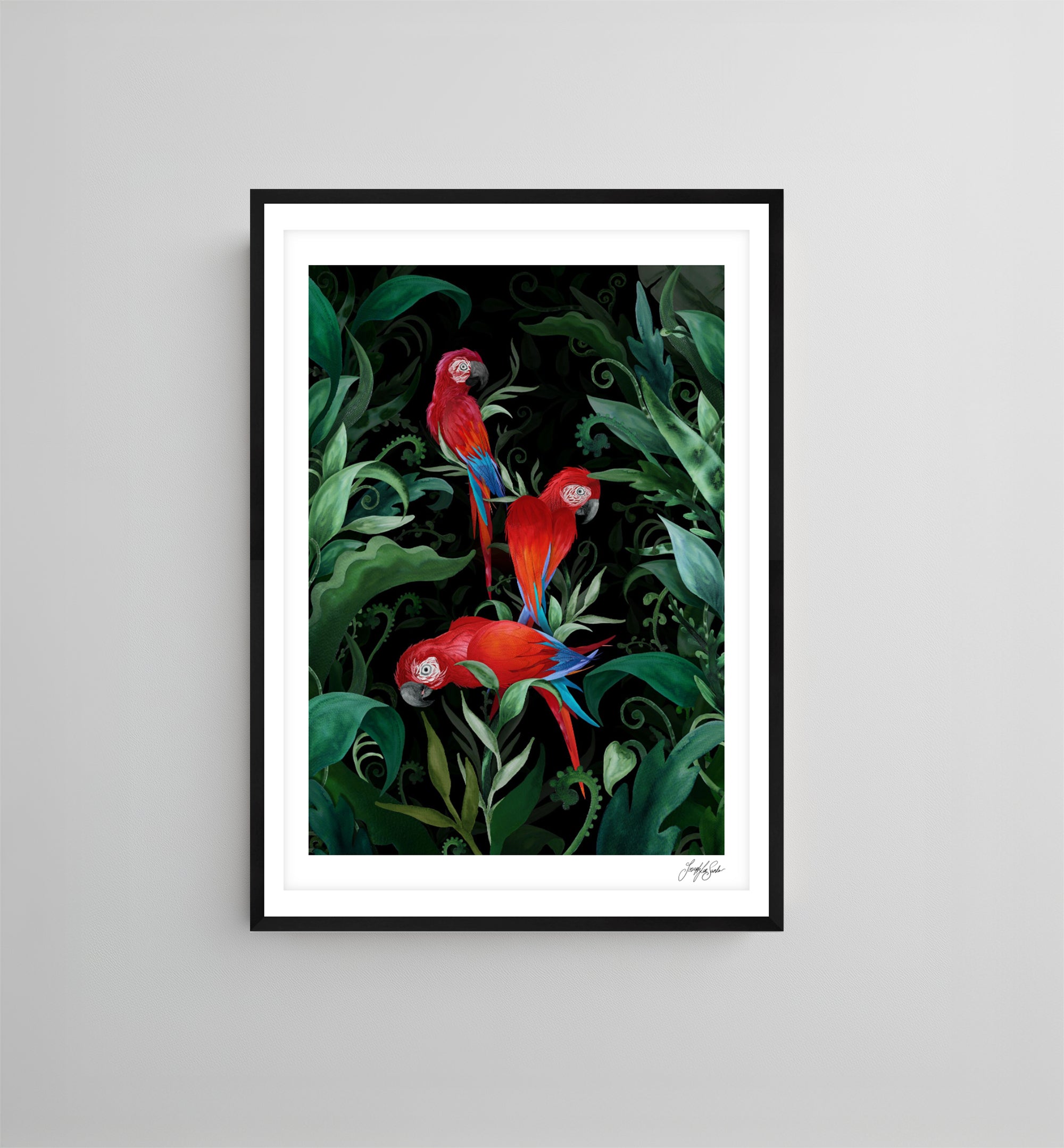 Majestic Macaws Art Print-8
