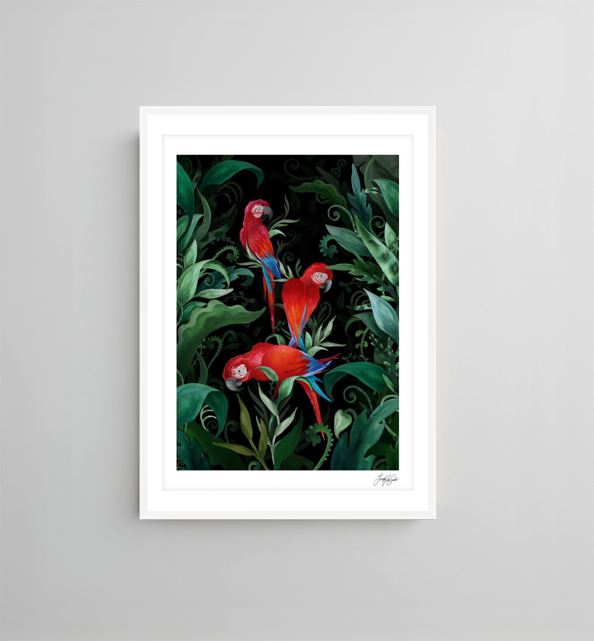 Majestic Macaws Art Print-9