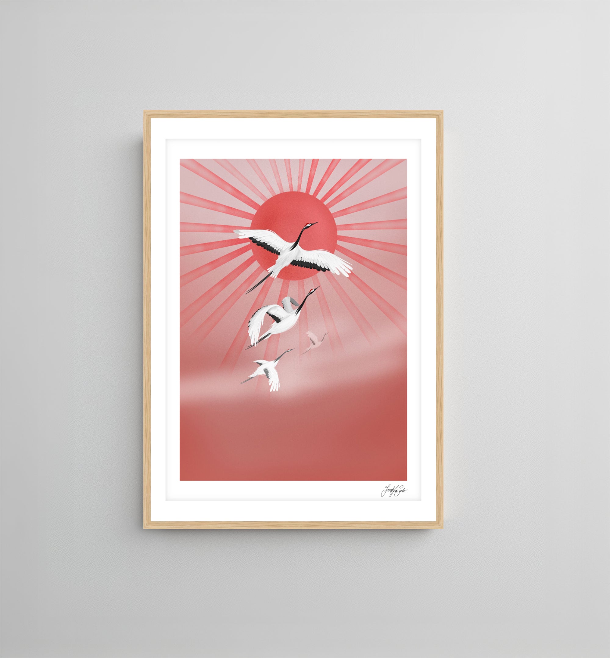 Soaring into the Sunset | Art Print-9